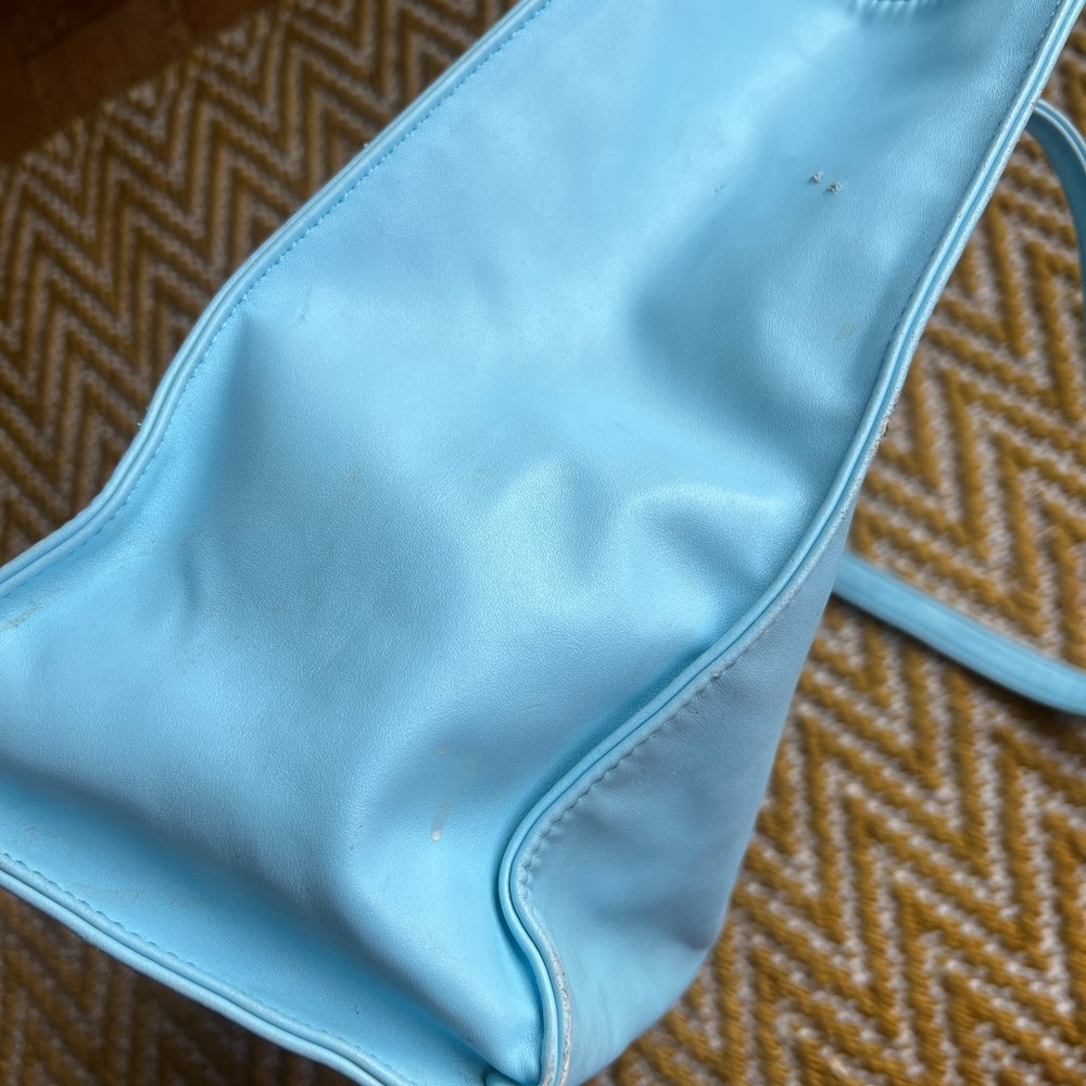 Telfar Light Blue Medium Shopping Bag - Picture 4 of 9
